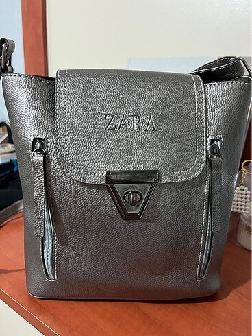 Zara Zara Gri Çapraz Çanta