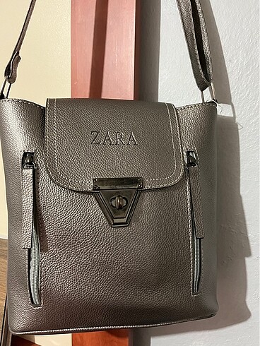 Zara Gri Çapraz Çanta