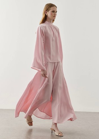 Suud Collection Fahhar Modal Pembe Etek İkili Takim
