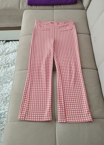 LC Waikiki Kırmızı ekose pantolon