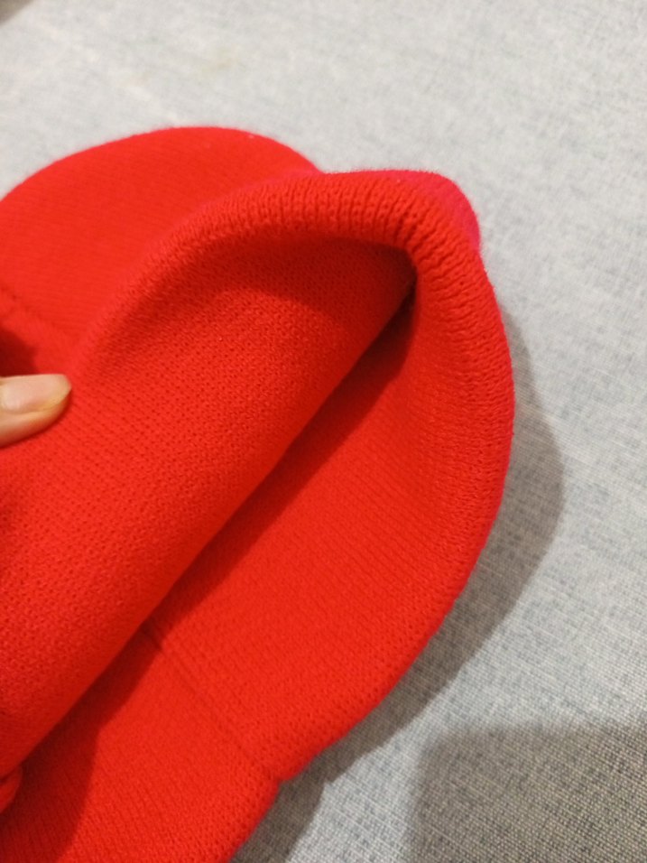 Kırmızı Kadın Örgü Bere - Görsel 5