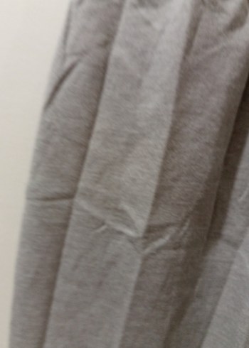 Gri Baskılı Kısa Kollu Hamile Gecelik - Görsel 6