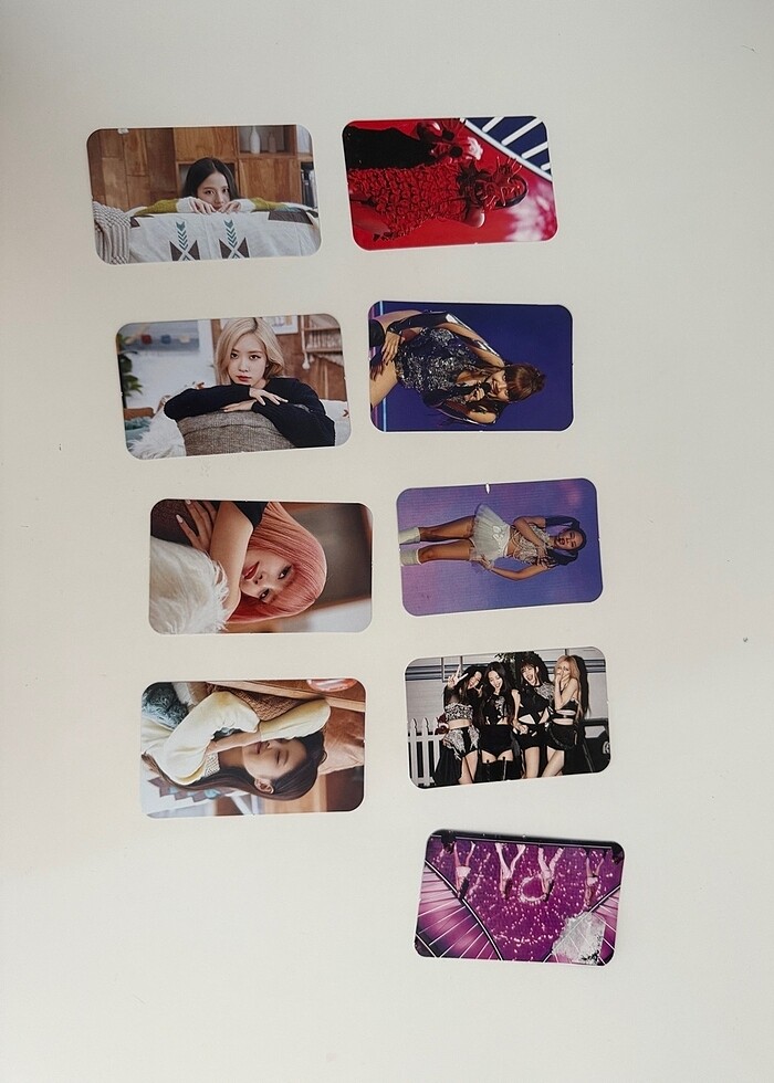 Blackpink çift taraflı fotokart - Görsel 2