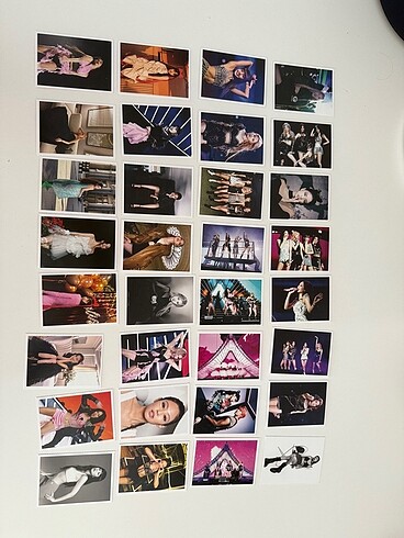 32 adet kpop blackpink fotokart