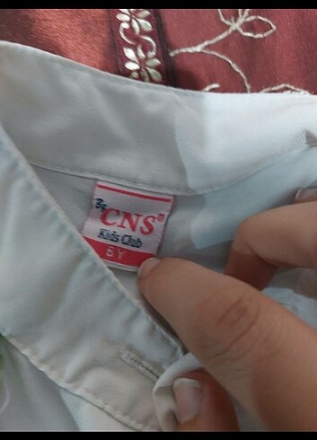 Kız çocuk şifon gömlek - Görsel 2