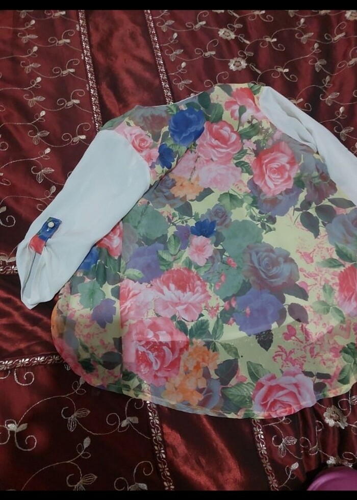 Kız çocuk şifon gömlek - Görsel 3