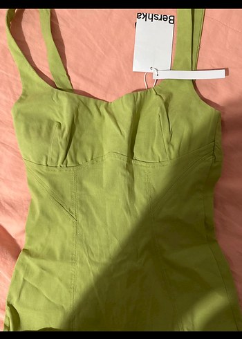 Bershka Yeşil Elbise - Görsel 3