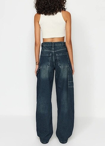 Trendyol & Milla Trendyolmilla baggy Jean lacivert