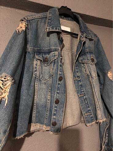 Crop ceket
