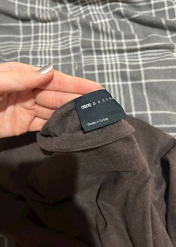 Gri Loose Fit Midi Denim Kadın Pantolon - Görsel 5