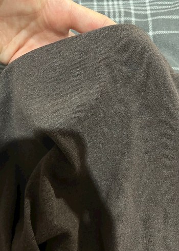 Gri Loose Fit Midi Denim Kadın Pantolon - Görsel 6