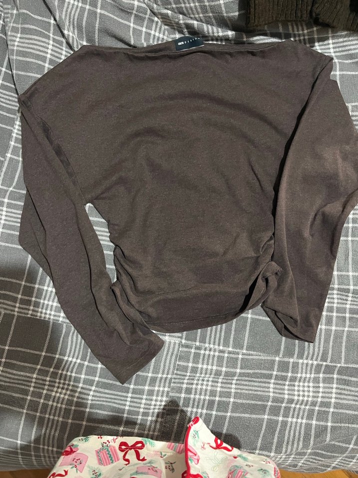 Gri Loose Fit Midi Denim Kadın Pantolon - Görsel 2