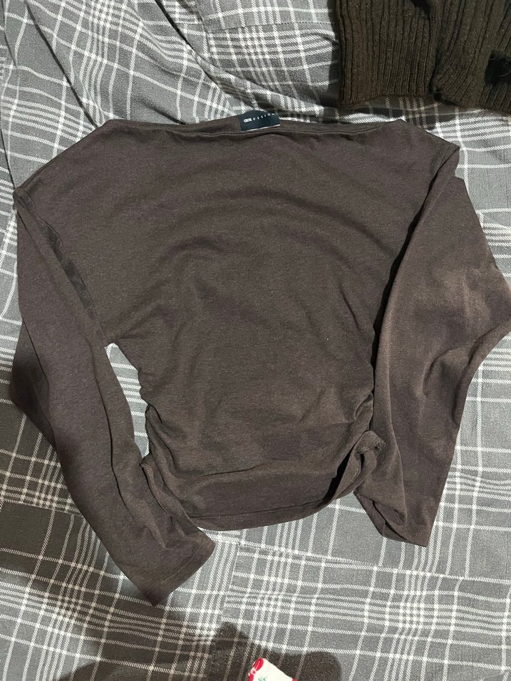 Gri Loose Fit Midi Denim Kadın Pantolon - Görsel 3