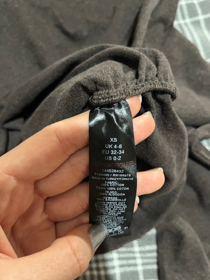 Gri Loose Fit Midi Denim Kadın Pantolon - Görsel 4