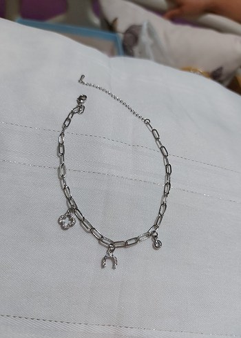 Beden gri Renk Charmlı Gri Minimalist Halhal