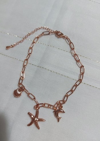 Deniz Temalı Rose Halhal