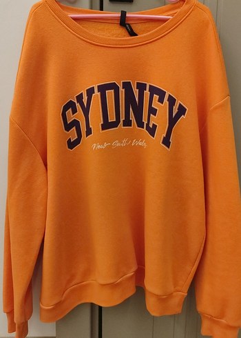 Turuncu Oversize Kadın Sweatshirt