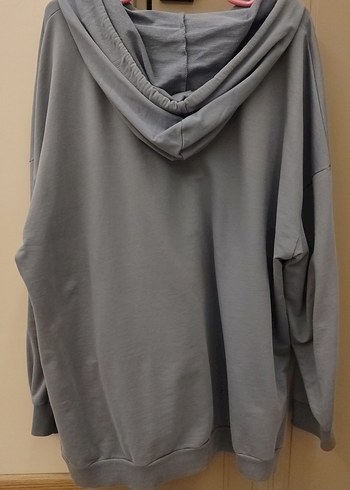 LC Waikiki Gri Kadın Kapüşonlu Sweatshirt