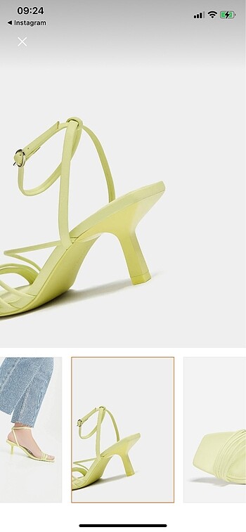 35 Beden Pull and bear topuklu sandalet