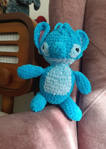 Mavi Peluş Oyuncak stitch - Görsel 3