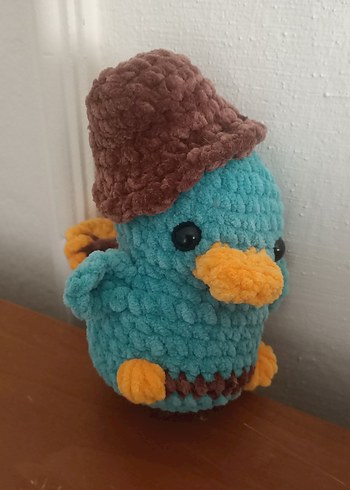 Çizgi film karakteri sevimli evcil hayvan ornitorenk pery - Görsel 5