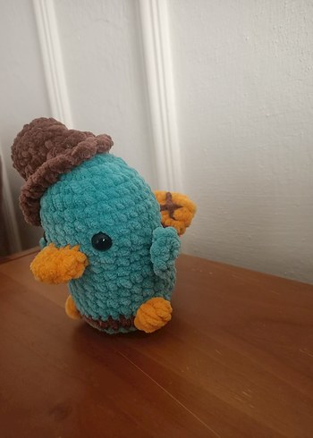 Çizgi film karakteri sevimli evcil hayvan ornitorenk pery - Görsel 3