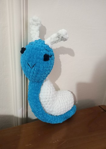 Renkli kalpli Peluş Oyuncak Salyangoz - Görsel 2