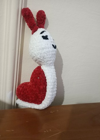 Kalpli romantik salyangoz Peluş Oyuncak - Görsel 3