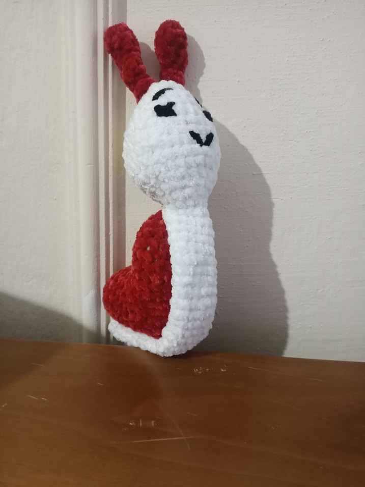 Kalpli romantik salyangoz Peluş Oyuncak - Görsel 2