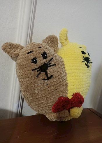 Sevgililer günü 2 kedi 1 kalp oyuncak - Görsel 3