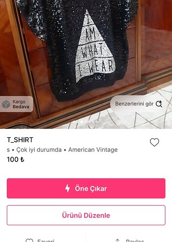 Siyah payet T_shırt - Görsel 8