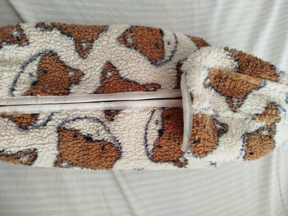 Kapüşonlu Erkek Çocuk Kahverengi Kürklü Ceket - Görsel 5