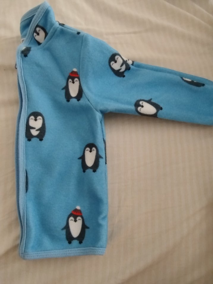 Bebek Erkek Renkli Penguen Desenli Snowsuit - Görsel 3