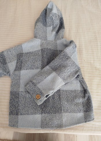 Kapüşonlu mavi Erkek Çocuk Ceket - Görsel 4