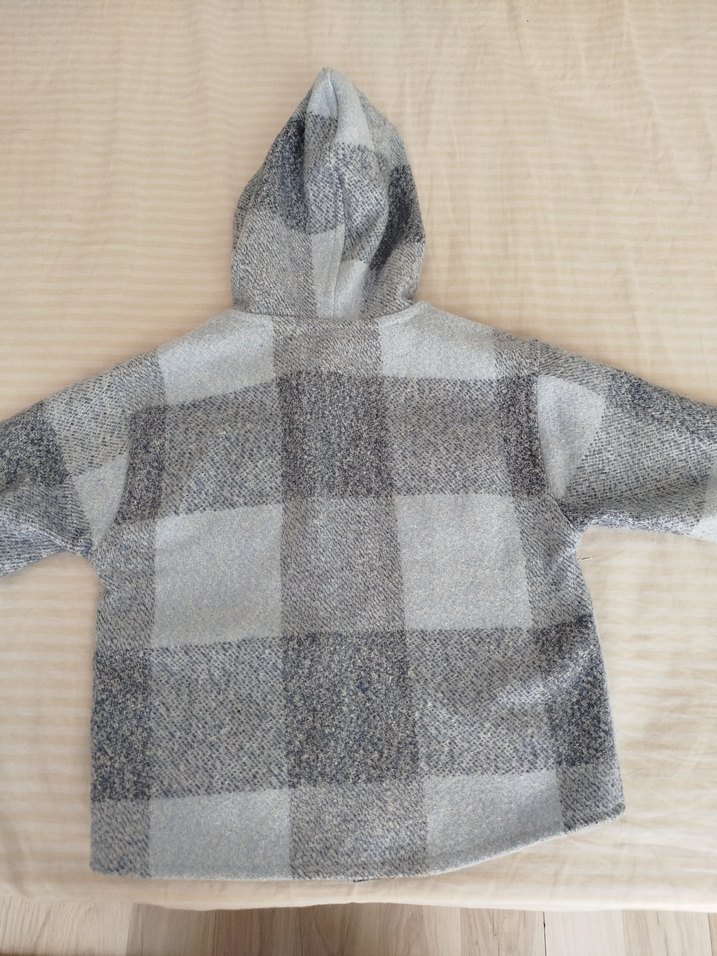 Kapüşonlu mavi Erkek Çocuk Ceket - Görsel 3