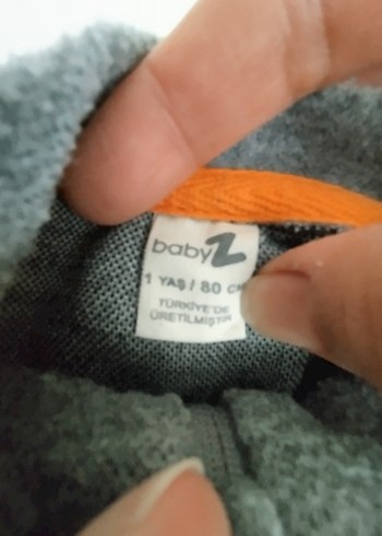 Erkek Çocuk Gri Fermuarlı Ceket - Görsel 4