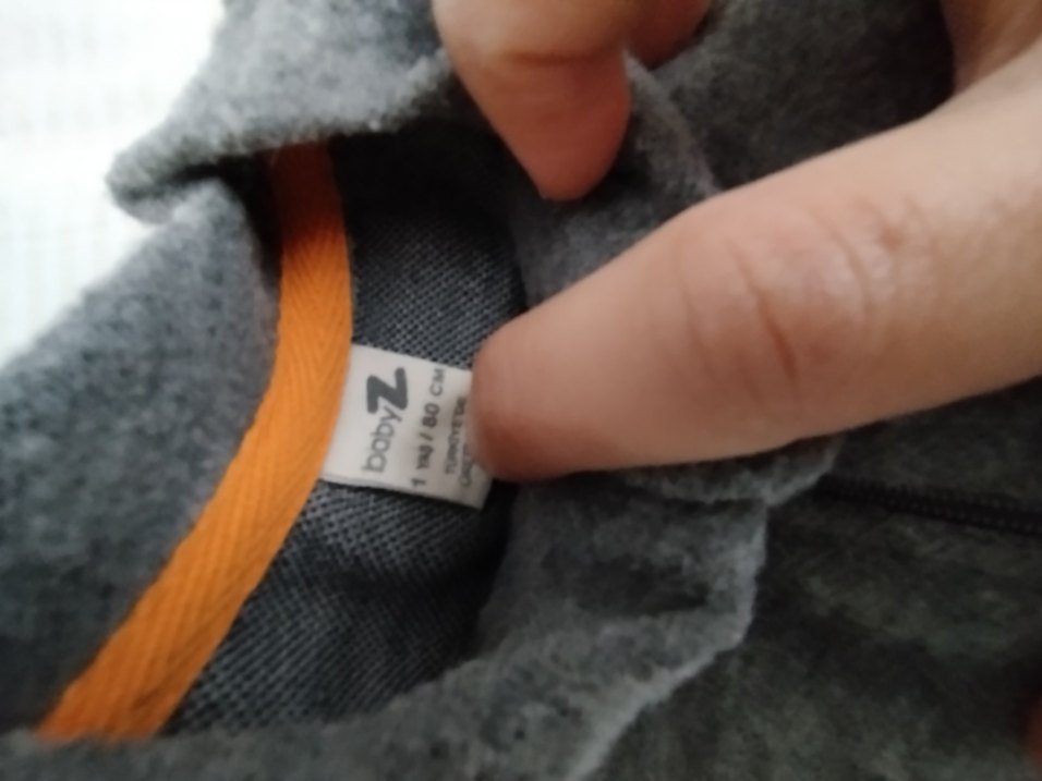 Erkek Çocuk Gri Fermuarlı Ceket - Görsel 3