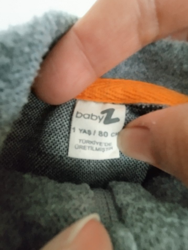 Erkek Çocuk Gri Fermuarlı Ceket - Görsel 4