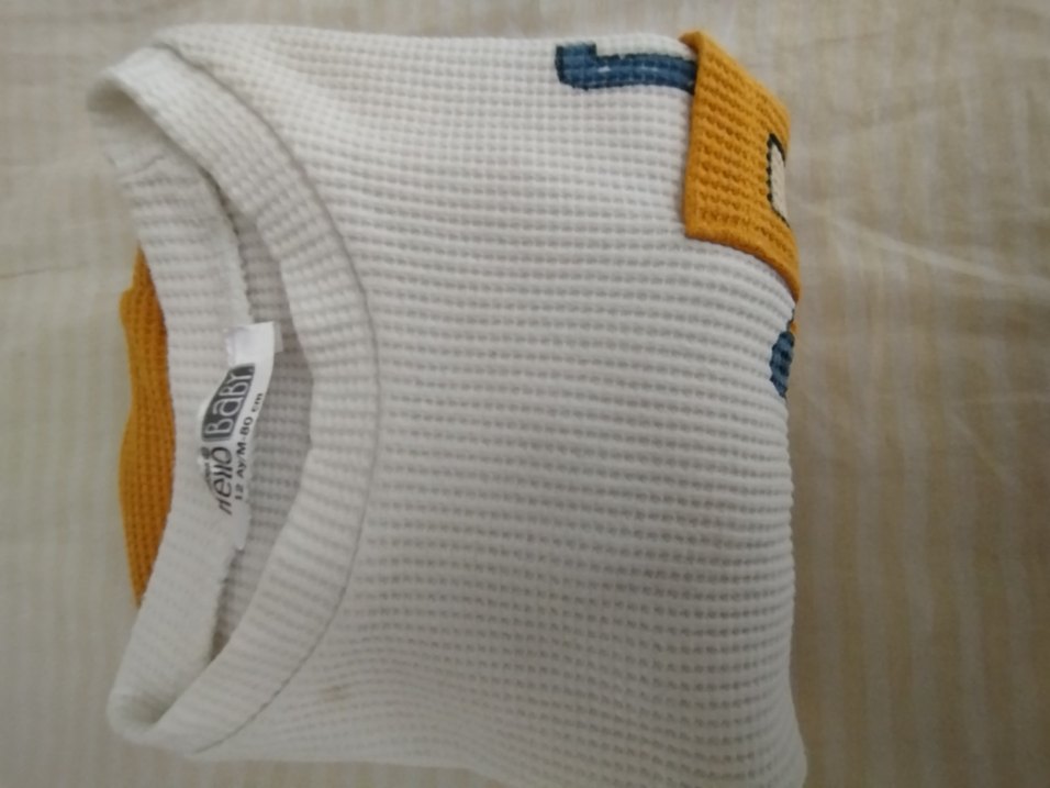 Sarı Örme Bebek Erkek Takım - Görsel 3