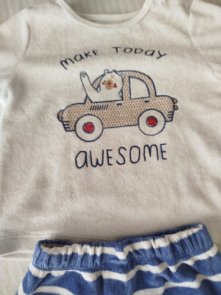 Uzun Kollu Baskılı Bebek Takımı - Görsel 3