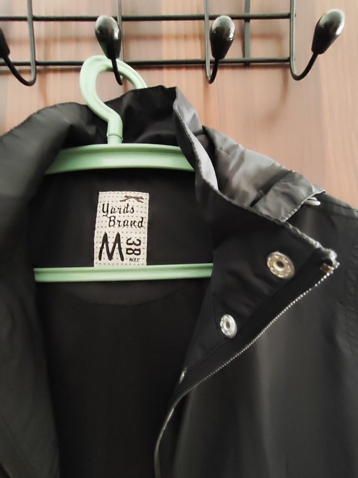 siyah rüzgarlik kadın m beden y2k - Görsel 4