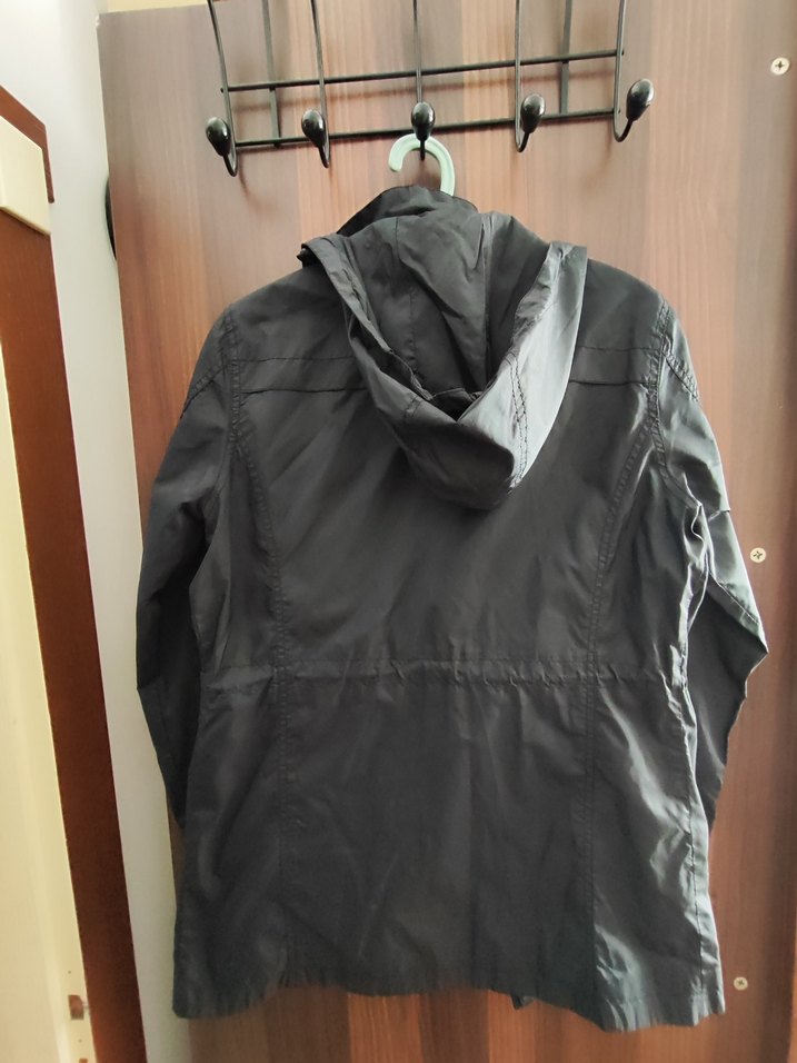 siyah rüzgarlik kadın m beden y2k - Görsel 3