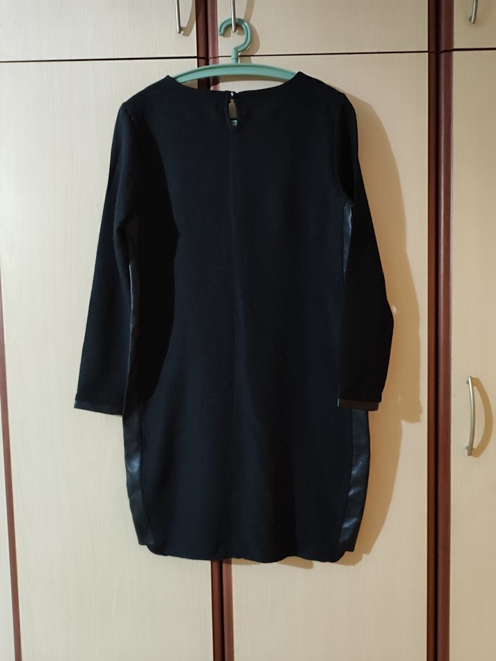 Siyah Midi Kadın elbise - Görsel 2