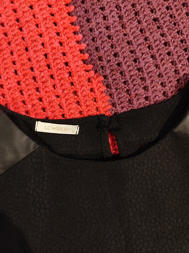 Siyah Midi Kadın elbise - Görsel 3