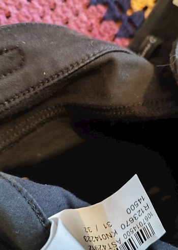 31 Beden siyah Renk Siyah kot pantolon mavi jeans