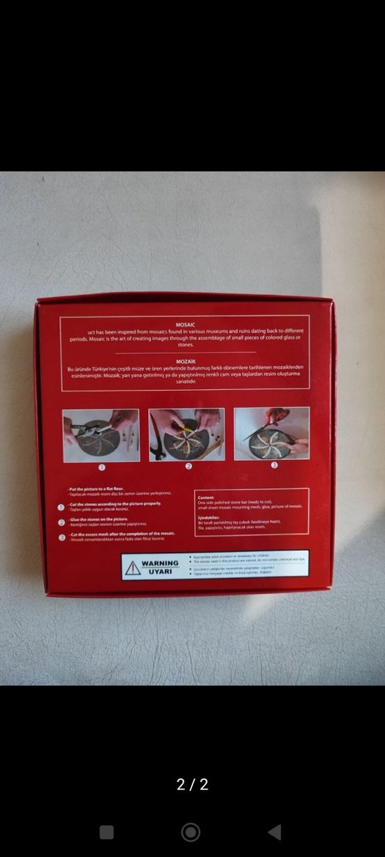 Taş Mozaik Kiti - Türkiye'nin Hazineleri - Görsel 2