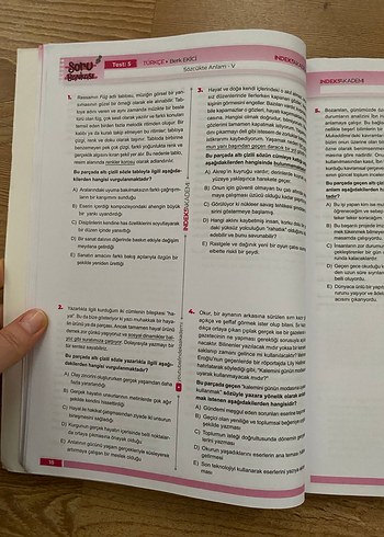 2026 KPSS Türkçe Soru Bankası Berk ekici indeks yayınları - Görsel 5