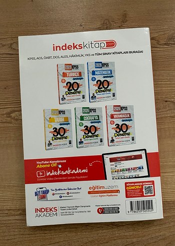 2026 KPSS Türkçe Soru Bankası Berk ekici indeks yayınları - Görsel 6
