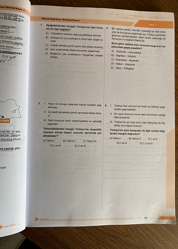 KPSS 2026 Coğrafya Soru Bankası Enes Eker - Görsel 4