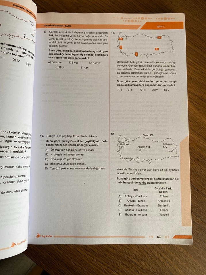 KPSS 2026 Coğrafya Soru Bankası Enes Eker - Görsel 5
